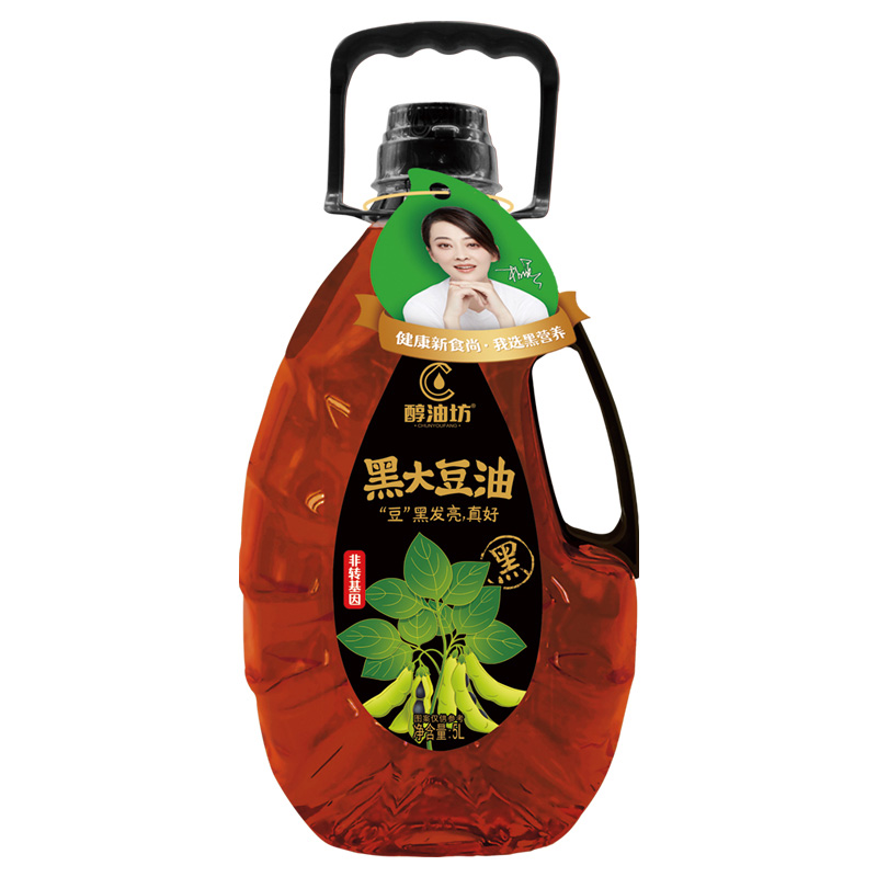 醇油坊黑大豆油5L