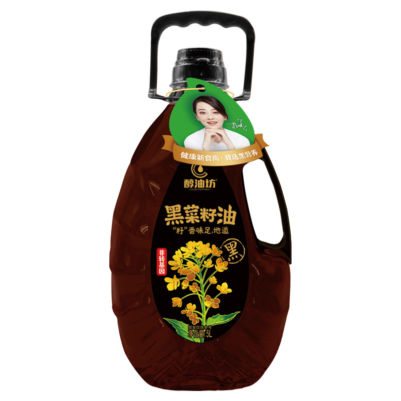 醇油坊黑葵花籽油5L